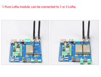 Carte de développement Mcuzone Raspberry Pi CM4_LoRa-4G avec module sans fil LoRa double et système d'exploitation Linux 4G LTE double, système de démarrage SSD