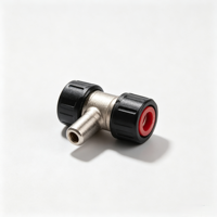 Raccord rapide en laiton HONGSEN HS-QL-1/4 R134a pour climatisation, connecteur de charge de réfrigérant CVC sous pression