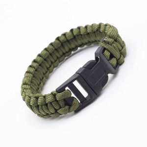 <span class=keywords><strong>Bracelet</strong></span> unisexe tressé à sept brins avec boucle carrée, <span class=keywords><strong>bracelet</strong></span> <span class=keywords><strong>de</strong></span> <span class=keywords><strong>survie</strong></span> d'urgence pour l'extérieur - Product Image 4