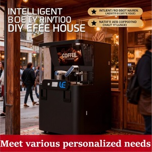 Distributeur automatique de café intelligent Bibo Commercial avec bras robotique unique, service libre sans surveillance, distributeur d'espresso et de latte Bibo - Product Image 2