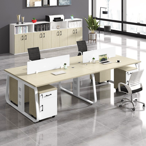 Mobilier de <span class=keywords><strong>bureau</strong></span> <span class=keywords><strong>Bureau</strong></span> modulable <span class=keywords><strong>Bureau</strong></span> de travail 4 6 places <span class=keywords><strong>Bureau</strong></span> de travail Cloison de séparation Poste de travail table et chaise de <span class=keywords><strong>bureau</strong></span> - Product Image 5