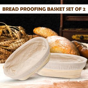 Modern Artisan Sourdough <b>Bread</b> Making Kit Handmade Rattan Proofing <b>Basket</b> with Eco-Friendly Design for Kitchen Bakery - Product Image 5