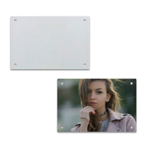 Özel yazdırılabilir A4 duvara monte cam fotoğraf çerçevesi süblimasyon cam yüzen resim ahşap çatkı duvar montaj sertifikası çerçeve - Product Image 3
