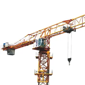 Miglior prezzo 100KN m costruzione luffing utilizzata per la vendita gru a torre JINNTA QTP125(C6017PB-8)