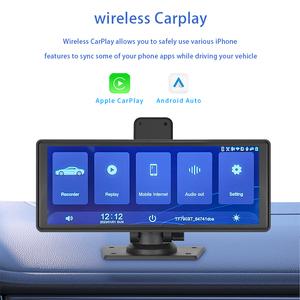 Estéreo Portátil Inalámbrico para Coche de <span class=keywords><strong>9.3</strong></span> Pulgadas con Carplay, <span class=keywords><strong>Android</strong></span> <span class=keywords><strong>Auto</strong></span> y Cámara de Tablero 4K - Product Image 2