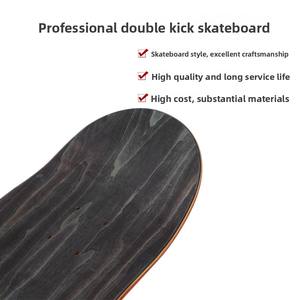 32,5*8,75 inch 7-laags Maple <span class=keywords><strong>skateboard</strong></span> met vier wielen en dubbele tail, met een gloednieuw design. - Product Image 6