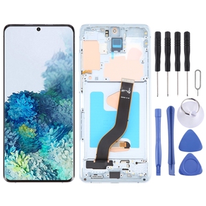 Schermo OLED LCD da 6,67 Pollici per <span class=keywords><strong>Samsung</strong></span> Galaxy S20+ 4G/5G SM-G985/986, Assemblaggio Completo con Telaio per Riparazione Telefoni - Product Image 1