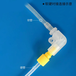 Raccords à connexion rapide à filetage interne 1/4-28, connecteurs en plastique PTFE, coudes à angle droit pour conduits flexibles et rigides - Product Image 2