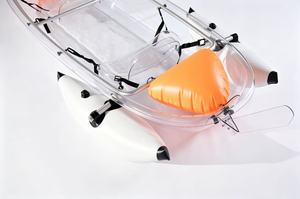 Estabilizador Flotante para <span class=keywords><strong>Kayak</strong></span> Inflable, Flotador Lateral de PVC Transparente para <span class=keywords><strong>Kayak</strong></span> y Canoa, Accesorio Antivuelco - Product Image 6