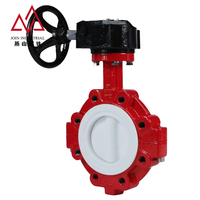 Válvula de Mariposa Tipo Wafer de Hierro Dúctil Fundido con Sello EPDM, Accionamiento Manual por Engranaje de Tornillo Sin Fin para Sistemas de Circulación de Agua en HVAC de Edificios
