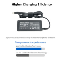 5.5*3.0 60W 19V 3.16A Adaptateur secteur Chargeur d'ordinateur portable pour Samsung Série 2 3 4 5 6 7 AD-4019 AD-6019 RV510 RV515 RV520 Cordon d'alimentation