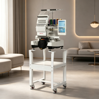 Máquina de Bordar Computarizada para Gorras y Superficies Planas MYSEW MFS1200, Transmisión Inalámbrica de Datos, Bordado Estable de Alta Precisión, Nueva Llegada