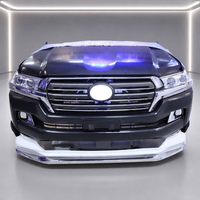 Kit de carrosserie de conversion Facelift avec panneaux de porte pour Toyota Land Cruiser LC200 2008-2015, mise à niveau vers le style SUV 2016-2019