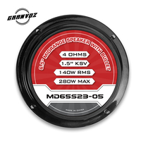 Haut-parleur professionnel 6.5 pouces, 100W RMS, 4 ohms, 100db, haut-parleur Audio pour voiture Pro
