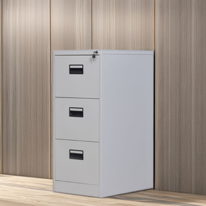 Meuble de classement métallique moderne à 2/3/4 tiroirs anti-basculement, finition thermolaquée, en acier, pour cuisine, école, salle de sport - Product Image 3