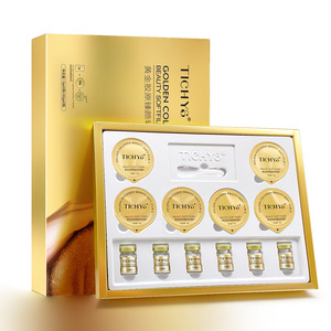 Mascarilla Facial de Colágeno con Película Suave Dorada Tichys, Hidratante, Original, Venta al por Mayor, Sin Enjuague, Aplicación Directa, Mascarilla de Lodo, Hidratante, Iluminadora, para la Piel - Product Image 5