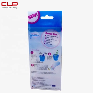 Tái chế trong suốt Vật nuôi gấp bao bì hộp cho đồ chơi trẻ em đầy màu sắc bán rõ ràng container lưu trữ - Product Image 6