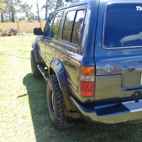 Élargisseurs d'ailes de roue ABS pour Toyota Land Cruiser LC80 Série 80, style poche