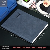 Agenda Diaria Personalizada A5/B5, Cuaderno de Tapa Dura de Cuero PU, Planificador de Bolsillo, Diario, 100 Hojas, Encuadernación Cosida, Logotipo Personalizado