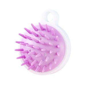 Brosse de massage du cuir chevelu en matériau PPTPE avec poils doux pour la baignoire et la douche - Product Image 1