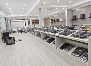 <span class=keywords><strong>Estufa</strong></span> de vidrio templado negro para cocina de 3 quemadores de gas integrado, superventas en China - Product Image 5