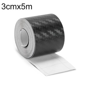 Karbon Fiber araba Sticker macun koruyucu şerit otomatik kapı eşik yan ayna Anti Scratch bant su geçirmez koruma filmi - Product Image 5