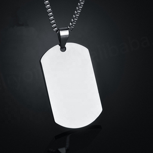 Pendentif de haute qualité en acier inoxydable avec gravure laser personnalisée, image et lettrage, sur cordon en cuir et petite chaîne - Product Image 5
