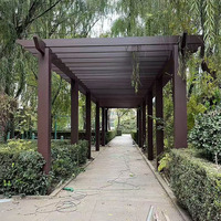 Offre spéciale Pavillon de jardin extérieur étanche et durable Cadre en aluminium Pavillon permanent Gazebo à toit rigide