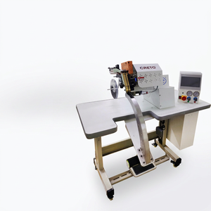 Machine à coudre semi-automatique électronique à bras long CretO CB55, point droit sur lit cylindrique pour la couture de pantalons sans couture - Product Image 1