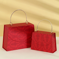 Invité faveur fruits secs noix boîte cadeau mariage kraft papier sac à main boîtes nouveau-né bébé cadeau emballage boîte avec sac en papier