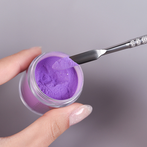 KADS Bâtonnet mélangeur double extrémité en acier inoxydable pour nail art, outil de mélange de colle de photothérapie, bâtonnets de mélange pour vernis gel - Product Image 5