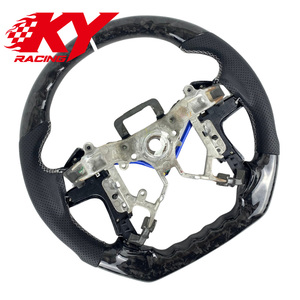 Volante de Fibra de Carbono Forjado Estilo Racing Personalizado para Toyota Highlander Camry 2007-2011, Interior de Auto - Product Image 3