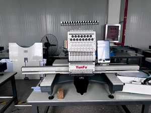 Nouvelle machine à broder informatisée Dahao <span class=keywords><strong>de</strong></span> haute qualité, 1200 tr/min, à tête unique, 12/15 aiguilles, à roulement, économe en énergie, pour T-shirts - Product Image 2