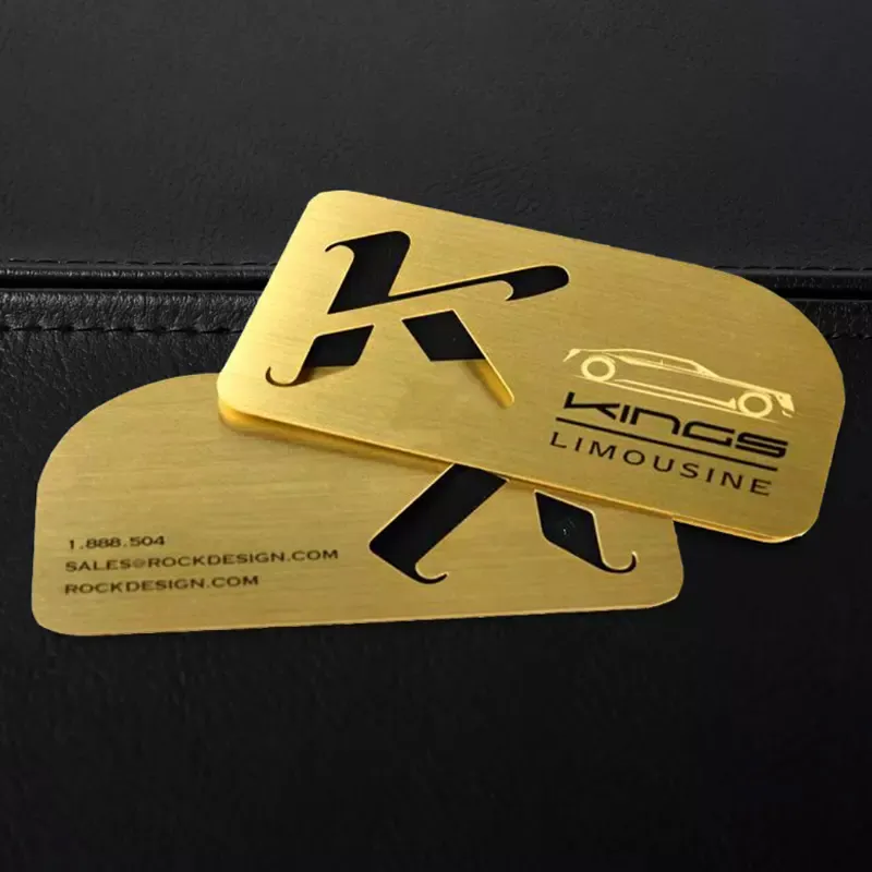 Boya novo dourado aço inoxidável criar própria cartão de visita personalizado inteligente preto cartões de visita com logotipo