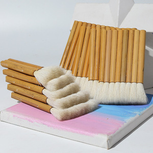 <span class=keywords><strong>Pinceau</strong></span> en laine à manche en bambou personnalisé OEM ODM, vente en gros, pour peinture aquarelle, calligraphie et montage artistique - Product Image 3