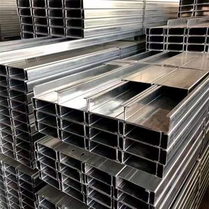 Canal en U de Acero Dulce, Correas en C Usadas, Acero Galvanizado Perforado y Duradero, Canal en C, Productos en Stock, Canales de Acero en Forma de C - Product Image 3