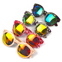Lunettes de soleil polarisées élégantes d'été avec protection UV, lunettes de soleil en acétate de qualité fabriquées à la main pour femmes