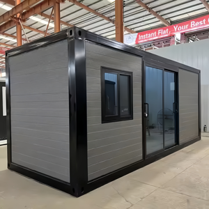 Maison conteneur modulaire préfabriquée en kit pour café en plein air et restauration rapide avec fenêtre <span class=keywords><strong>de</strong></span> service - Product Image 4