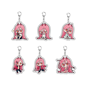 Custom <b>Anime</b> Cartoon Fashionable Acrylic <b>Keychain</b> Pendant Creative Campus Small Pendant with UV Printing Irregular Shape - Product Image 1