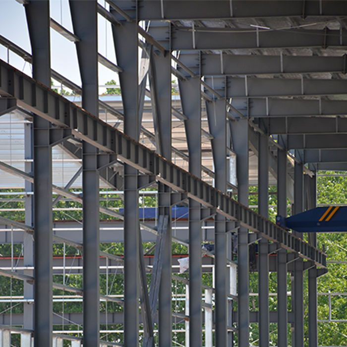 Ethiopia Prefabricated Steel Structure Warehouse: H Steel Beam & Column ...