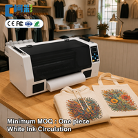 Machine d'impression DTF KECAI A3, impression personnalisée à la demande, système de circulation d'encre blanche, imprimante DTF Xp600 pour t-shirts