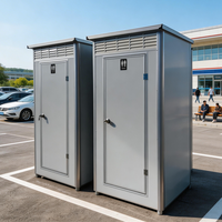 Toilettes portables modernes en acier préfabriqué de qualité supérieure, garantie 5 ans+, écologiques, durables, installation facile, pour extérieur