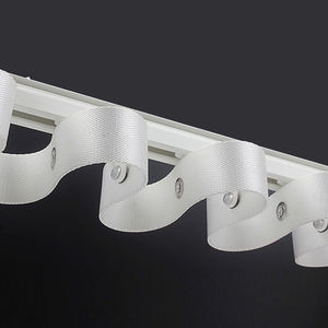 Riel de Cortina Ondulado Personalizado, Riel de Cortina con Pliegues en Forma de S, Riel de Cortina de Aluminio - Product Image 4