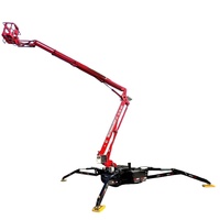 Novo Elevador Aéreo Articulado Tipo Aranha FASTER LIFT com Capacidade de Carga de 300kg, Multifuel, 10m-20m, Elevador de Trabalho Aéreo com Lança de 36m Máx.