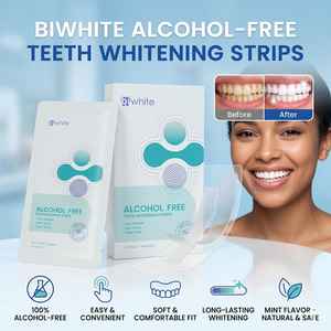 Kit de Blanchiment Dentaire Naturel Sans Alcool à Prix d'Usine – Bandes Éliminant <span class=keywords><strong>les</strong></span> Taches Jaunes, Bandelettes Blanchissantes Bio <span class=keywords><strong>pour</strong></span> <span class=keywords><strong>les</strong></span> <span class=keywords><strong>Dents</strong></span> - Product Image 1