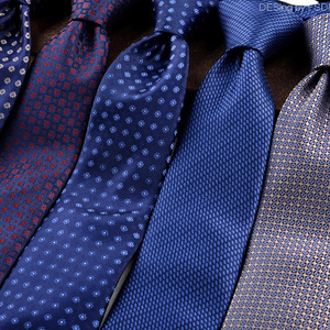 Cravates personnalisées en polyester à motifs floraux, tissus pour cravates, cravates à motifs Paisley pour hommes - Product Image 4