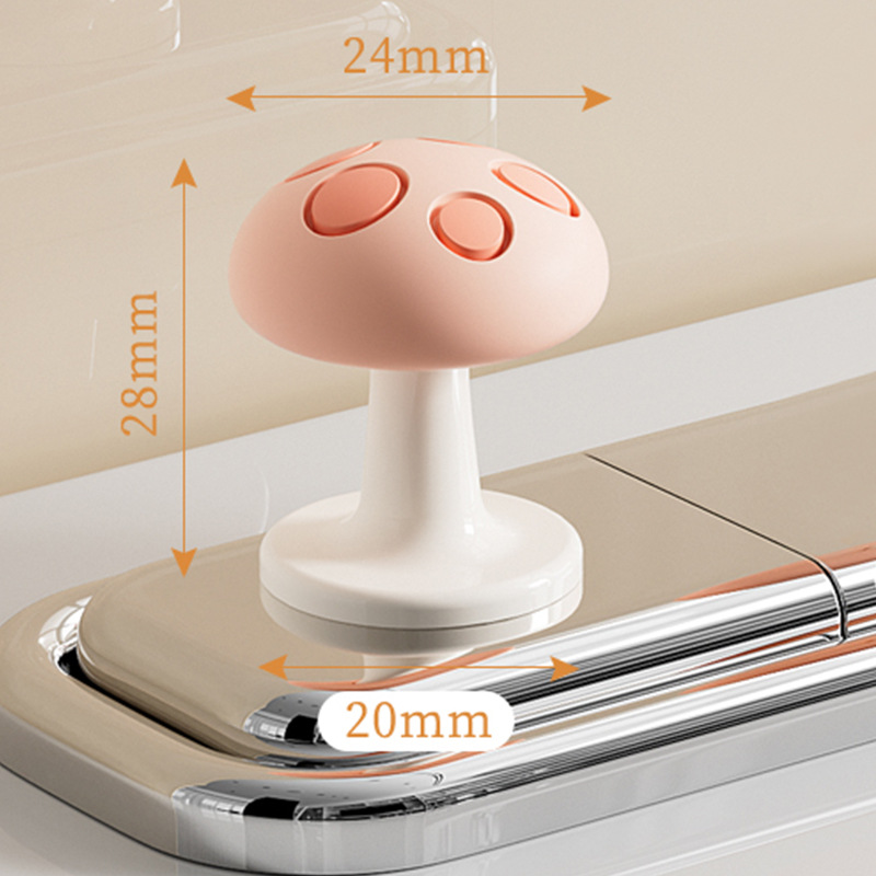 Toilet flush button [Small Coral Pink]