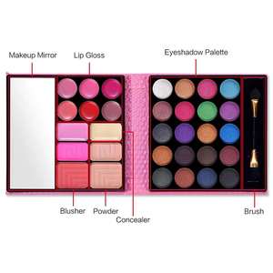 Palet Rias Vegan Bentuk Buku dengan Cermin, <span class=keywords><strong>Eyeshadow</strong></span> dan Blush - Product Image 6