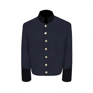 Chaqueta de Punto para Hombre, 100% Lana, Estilo Uniforme Histórico de Reproducción Civil, para Reenactment - Product Image 1