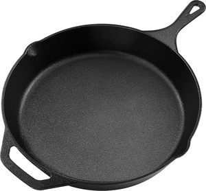 Wholesale Durable Eco-Friendly Non Stick Frying <b>Pan</b> Pre Seasoned Round Cast Iron Skillet for Gas & Induction Stoves - Product Image 1